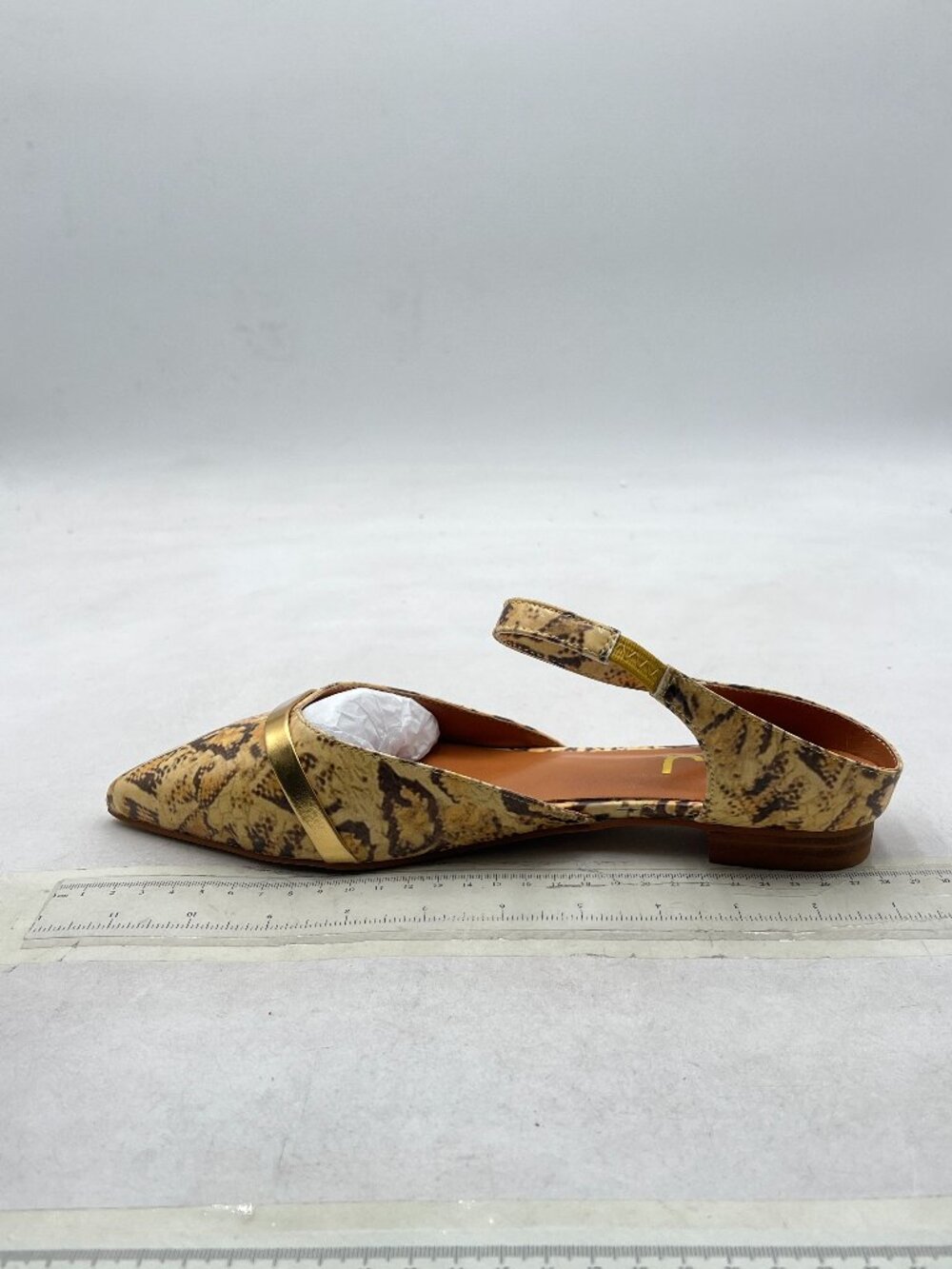 FSJ Brown/Yellow Closed Toe Slides Mules Backless Slip On Clogs Shoes